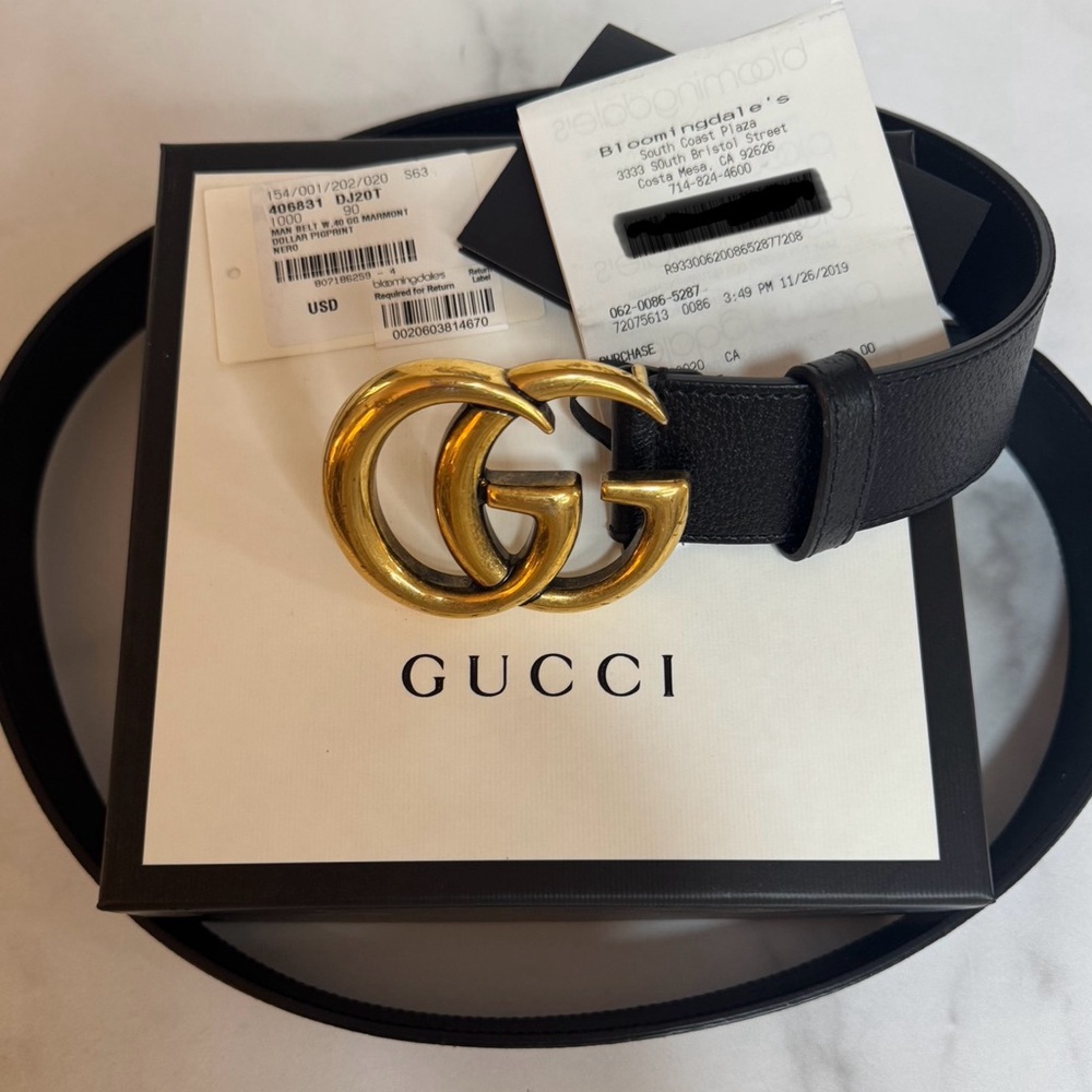 Gucci Marmont Belt size 90/36 - like new.
Authentic, box, rcpt etc.